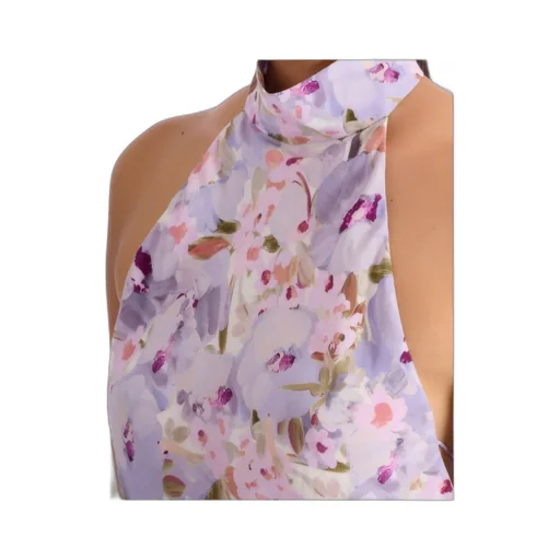 Balmain Printed Poppy Flower Dress