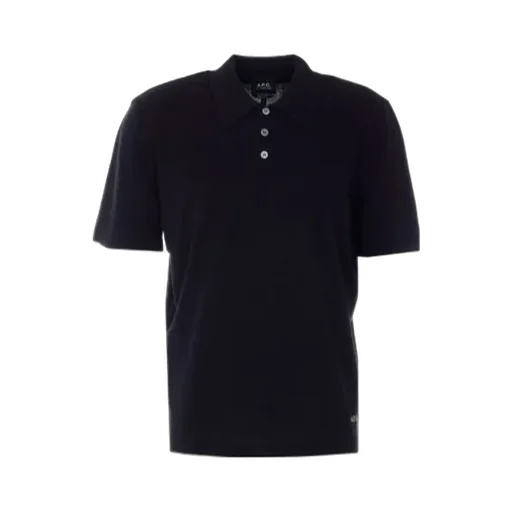 A.P.C. Logo Intarsia Polo Shirt