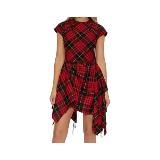 Alexander Mcqueen Macqueen Tartan Mini Dress