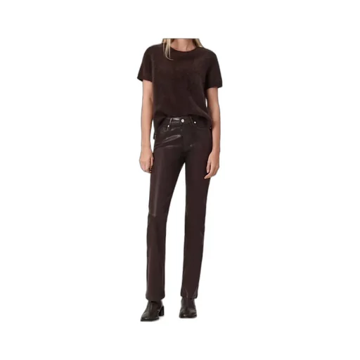 Haldan Coated Bootcut Jeans