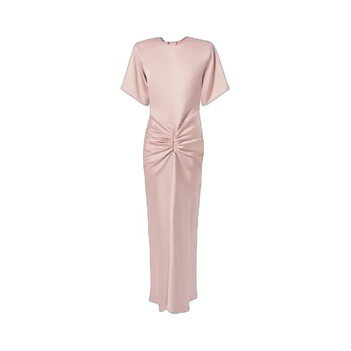 The Andamane Iris Draped Long Dress