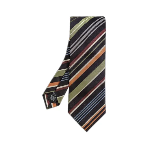 Paul Smith Striped Pointed-Tip Tie