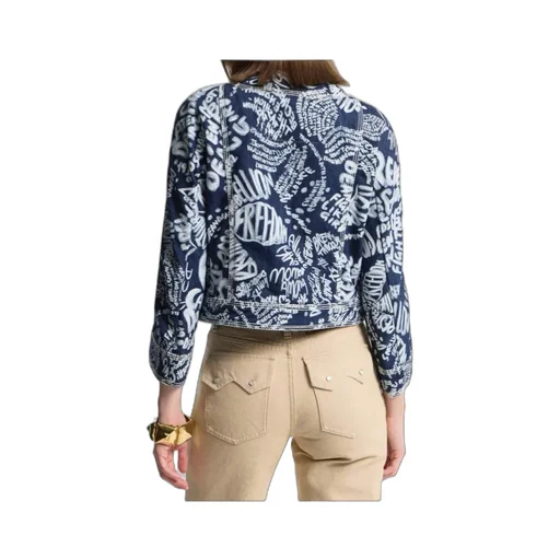 Dsquared2 Pattern-Printed Denim Jacket