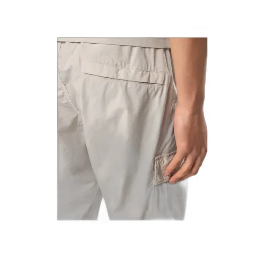 Stone Island Logo Patch Tapered Leg Trousers