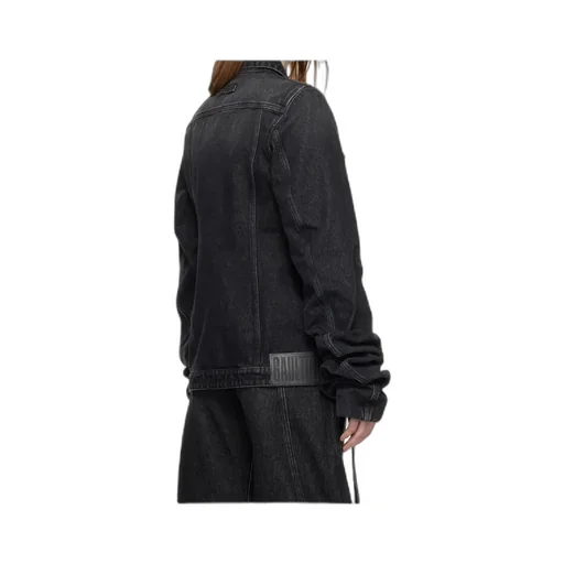 Button-Down Long-Sleeved Denim Jacket