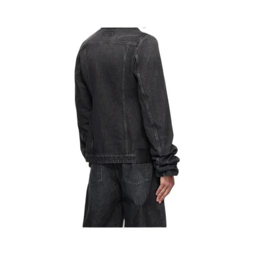 Button-Down Long-Sleeved Denim Jacket