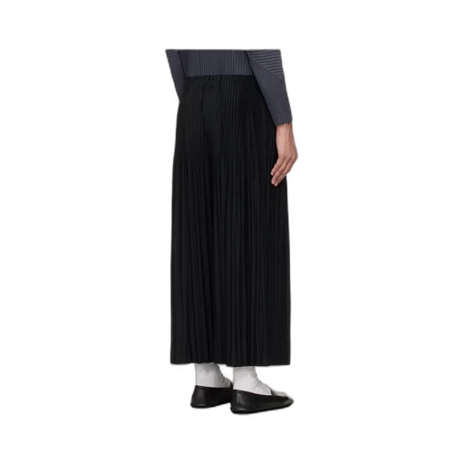 Pleated Elastic Casual Pants