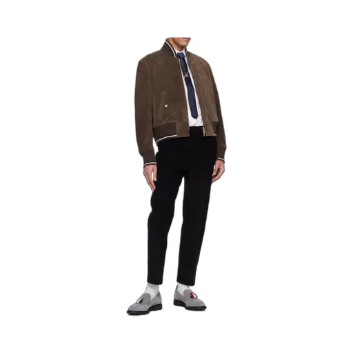 Zippered Leather Jacket