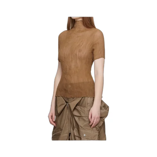 Twisted Turtleneck Cover-Up