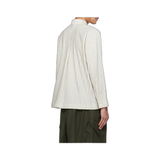 Homme Plissé Issey Miyake Striped Button-Up Shirt