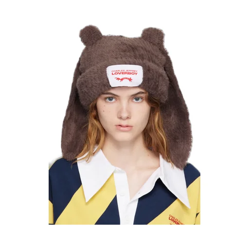 Fluffy, Thick Rabbit Brimless Hat