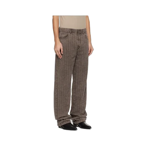 Quilted Twill Casual Pants