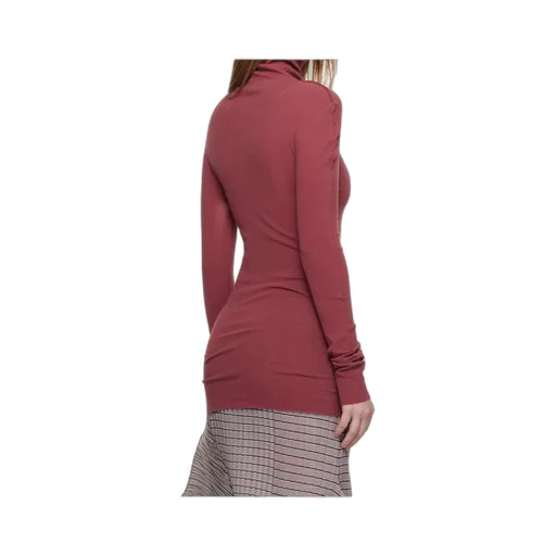 High-Neck Long-Sleeved Knitwear