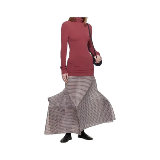 High-Neck Long-Sleeved Knitwear