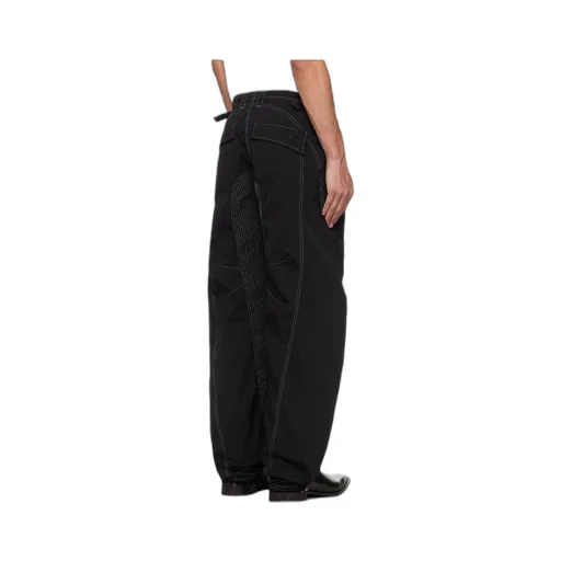 Tapered Wide-Leg Casual Pants