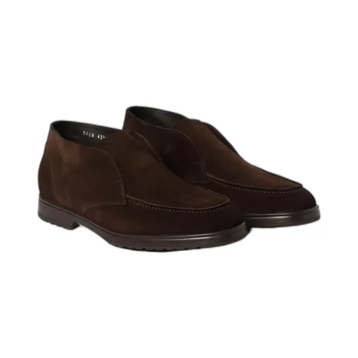 Round-Toe Ankle Boots