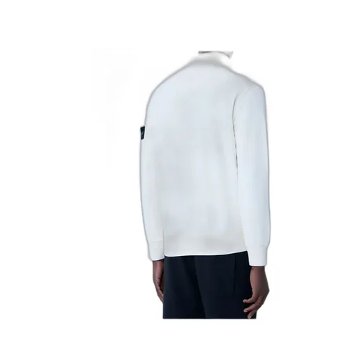 Stone Island Logo Patch Quarter-Zip Sweatshirt