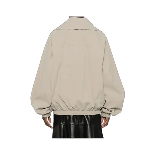 High Collar Logo Jacket