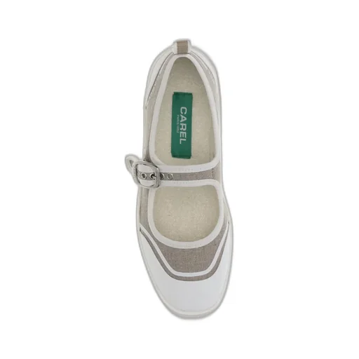 Carel Logo Printed Buckle Fastened Ballerinas