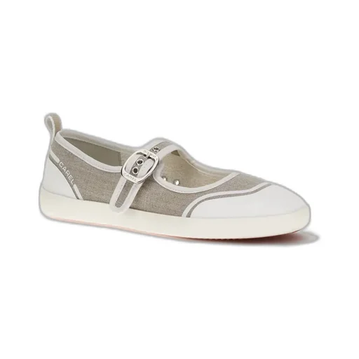 Carel Logo Printed Buckle Fastened Ballerinas