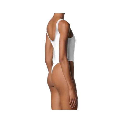 Versace Logo-Embroidered Ribbed Bodysuit