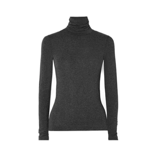 Pascale Stretch Knit Turtleneck Sweater