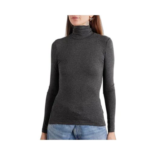 Pascale Stretch Knit Turtleneck Sweater