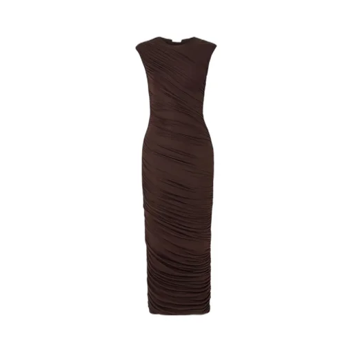 Pleated Long Dress