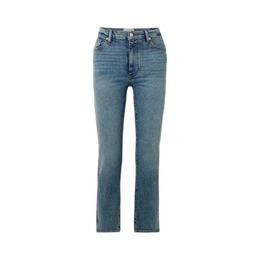 Le Sleek High-Rise Straight-Leg Jeans