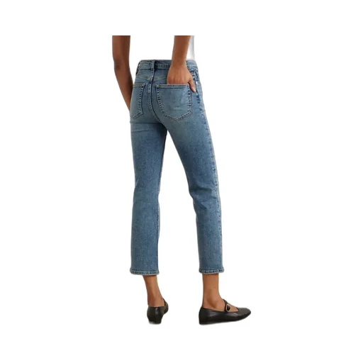 Le Sleek High-Rise Straight-Leg Jeans