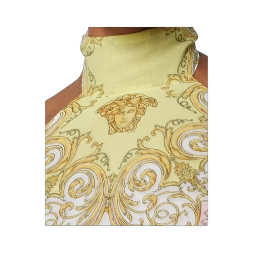 Versace Spring Barocco Scarf Top Beachwear