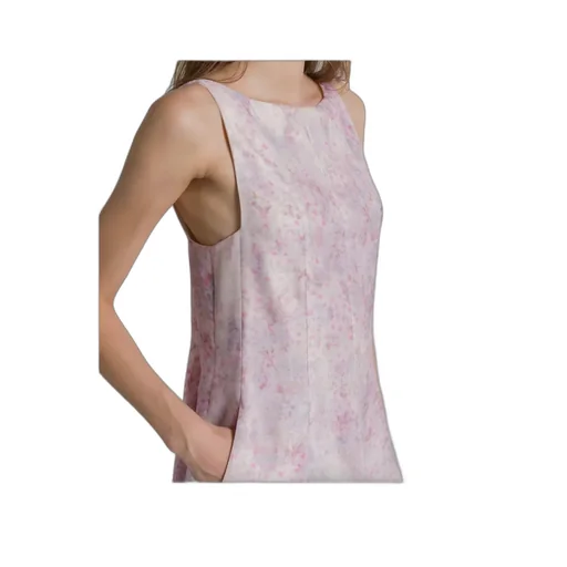 Silk Organza Dress With Floral Print