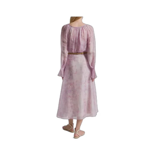 Silk Organza Blouse With Floral Print