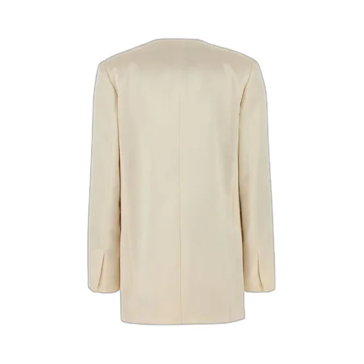 Alberta Ferretti Double Breasted Satin Blazer