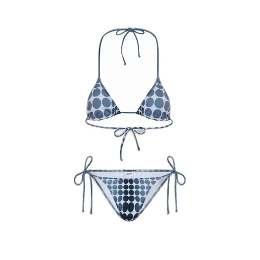 Jean Paul Gaultier Vasarely Printed Bikini Set Beachwear