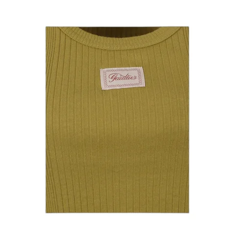 Jean Paul Gaultier Ribbed Patch Mini Knitted Dress