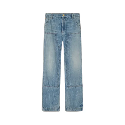 Versace Logo Patch Cargo Jeans