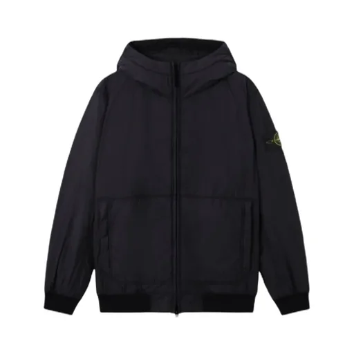 Stone Island Hooded Zip-Up Padded Jacket
