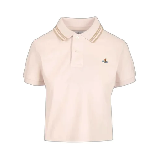 Vivienne Westwood Logo Embroidered Short Sleeve Polo Shirt