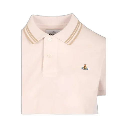 Vivienne Westwood Logo Embroidered Short Sleeve Polo Shirt