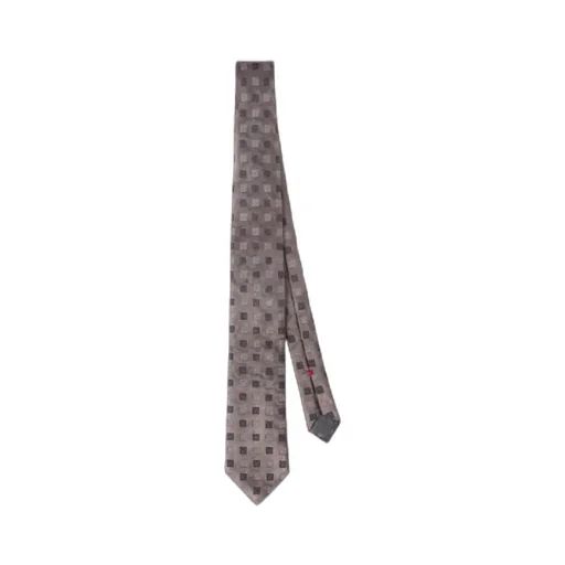 Squares Pattern Silk Tie