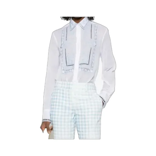 Ermanno Scervino Long Sleeved Embroidered Shirt