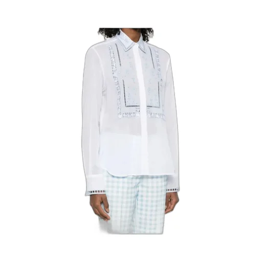 Ermanno Scervino Long Sleeved Embroidered Shirt