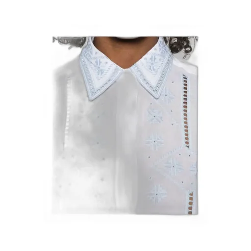 Ermanno Scervino Long Sleeved Embroidered Shirt
