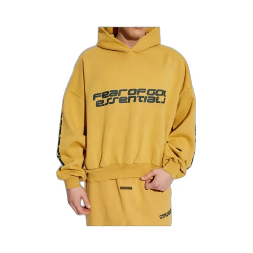 Fear Of God Essentials Cropped Relaxed Hoodie