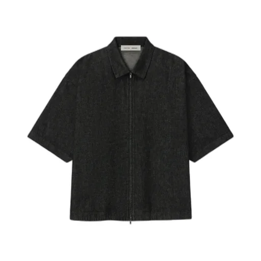 Fear Of God Essentials Denim Full Zip Work Shirt