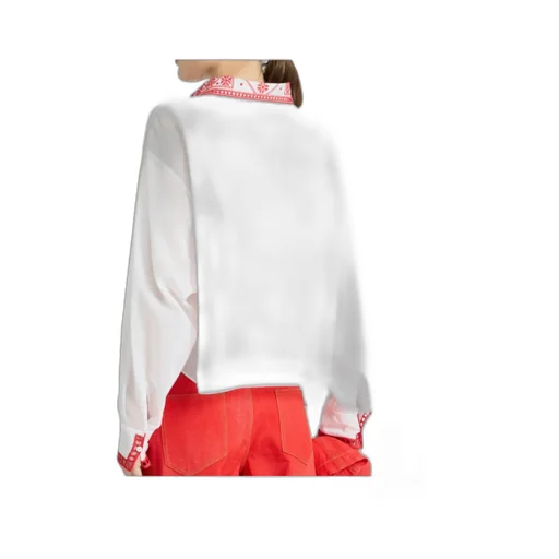 Ermanno Scervino Manjaro Embroidered Muslin Shirt