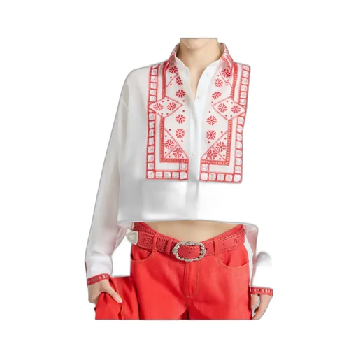 Ermanno Scervino Manjaro Embroidered Muslin Shirt
