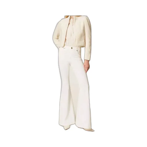 Twinset Mid-Rise Flared Jeans