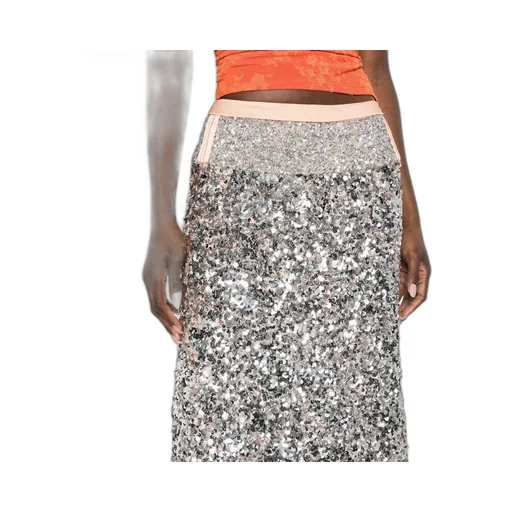 Rabanne Sequin Embellished Maxi Skirt